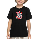 Camiseta Corinthians Personalizada Nome Infantil Unissex