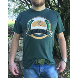 Camiseta Country Original Beer Label Verde