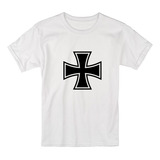 Camiseta Cruz De Malta Cruz De Ferro Alemã Cruz Pátea