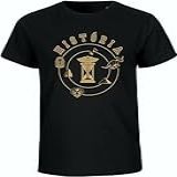 Camiseta Curso Historia-masculina-confortável-100- Algodão-premium-estampada -BR- Alfa- GG- Regular- Preto Frontal-