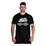 Camiseta De Algodão Personalizada Banda Arctic