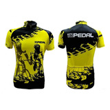 Camiseta De Ciclismo Com Bolsos Proteção Uv a E Uv b Fps 50 