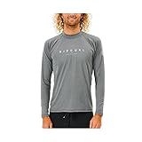 CAMISETA DE LYCRA RIP CURL SHOCKWAVES GREY MARLE GG