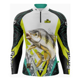 Camiseta De Pesca King Brasil Kff305