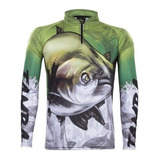 Camiseta De Pesca Proteção Solar Uv King Atack 05 Tamba