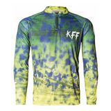 Camiseta De Pesca Sublimada Proteção Solar King Kff31
