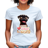 Camiseta De Pet Blusa Feminina Cachorro