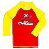 Camiseta De Proteção Uv50 Cressi Rash Ls Kids Red   Ggg