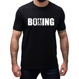 Camiseta Desenho Boxing Boxe Esporte De Luta 100% Algodão