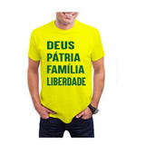 Camiseta Deus  Pátria  Família