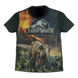Camiseta Dinossauro Jurassic World Blusa Infantil
