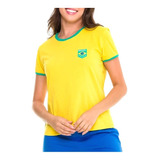 Camiseta Do Brasil Feminina