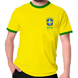 Camiseta Do Brasil Para Copa Personalizada Com Nome E Número