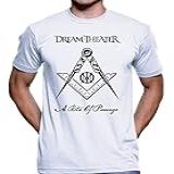 Camiseta Dream Theater Rite Of Passage Maçonaria Maçon 1151 Branca M 
