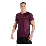 Camiseta Dry Fit Alpha Co Vinho Corrida Caminhada Academia
