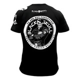 Camiseta Dry Fit Black Skull Modelo Do Bope