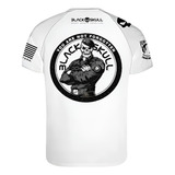 Camiseta Dry Fit Black Skull Modelo Do Bope