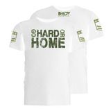 Camiseta Dry Fit Go Hard Or Go Home Military