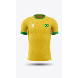 Camiseta Dry Fit Seleção Brasileira Verde