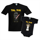 Camiseta E Body Tal Pai Tal Filha Star Wars Dia Dos Pais