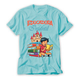 Camiseta Educação Infantil Feminina Masculina Cor