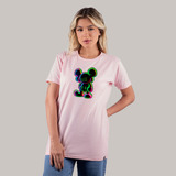 Camiseta Estampada Unissex Neon Rato