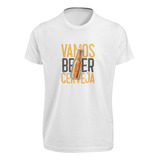 Camiseta Estampada Vamos Beber Cerveja Humor