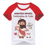 Camiseta Evangélica Cordeirinhos De Cristo Personalizada