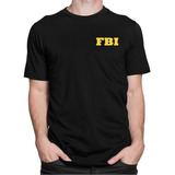 Camiseta Fbi Federal Blusa Police Swat