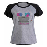 Camiseta Feminina Algodão Doce Cotton Candy