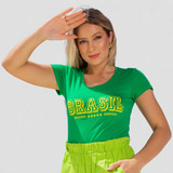 Camiseta Feminina Do Brasil