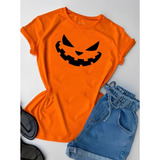 Camiseta Feminina Halloween Abóbora Dia Das Bruxas promoção