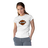 Camiseta Feminina Harley Davidson Cycles Tshirt