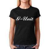 Camiseta Feminina Hiphop Swag G unit 50 Cent 100 Algodão