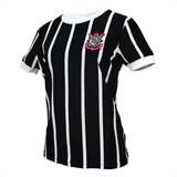 Camiseta Feminina Retrô Corinthians Democracia 1982