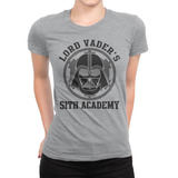 Camiseta Feminina Star Wars Darth Vader Sith Anakin Skywalke