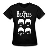 Camiseta Feminina The Beatles Baby Look