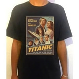 Camiseta Filme Antigo Titanic Leonardo Dicaprio