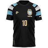Camiseta Filtro UV Argentina Copa Preto Tri Campeã