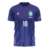 Camiseta Filtro Uv Argentina Copa Torcedor Away