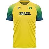 Camiseta Filtro UV Brasil OverFame Amarelo