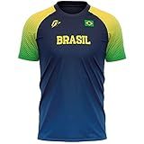 Camiseta Filtro UV Brasil OverFame Azul