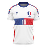 Camiseta Filtro Uv França Copa Torcedor