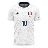 Camiseta Filtro Uv França Copa Torcedor