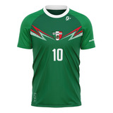 Camiseta Filtro Uv México Copa Torcedor