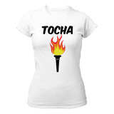 Camiseta Fire Fogo Da Tocha Olímpica Baby Look