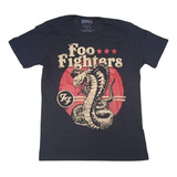 Camiseta Foo Fighters Blusa Preta Banda