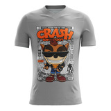 Camiseta Funko Pop Personalizada Jogo Crash Bandicoot Ps1
