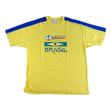 Camiseta Futebol Brasil 2002 Copa Do