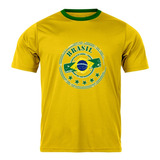 Camiseta Futebol Infantil Camisa Brasil 5